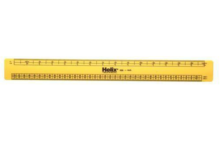 Picture of 8511 HELIX 30CM ENGINEERS SCALE RULER
